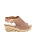 CATHERINE Catherine Malandrino Tan Wedges Size 7 1/2 - photo 1