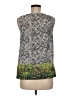 Kensie 100% Polyester Gray Sleeveless Top Size M - photo 2