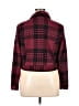 Lularoe 100% Cotton Plaid Burgundy Jacket Size XL - photo 2