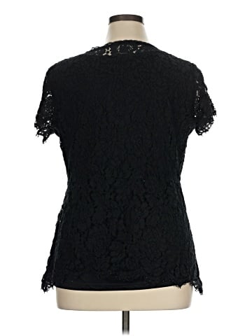 Isaac Mizrahi LIVE! Short Sleeve Blouse (view 2)