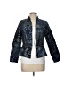 Venus 100% Polyester Paisley Blue Jacket Size 10 - photo 1