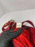 MCM 100% Leather Red Leather Bucket Bag One size - photo 9