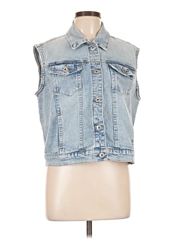 Kensie Denim Vest (view 1)