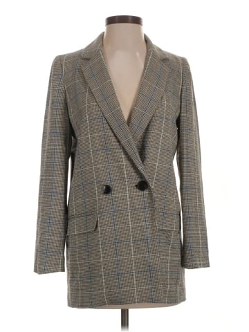 Madewell Caldwell Double-Breasted Blazer in Palmyra Plaid (view 1)