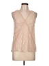 J.Crew Collection 100% Polyester Tan Sleeveless Blouse Size 10 - photo 1