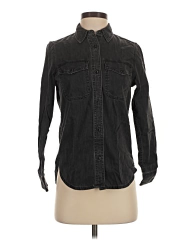 Madewell Denim Button-Up Shirt in Lunar Wash (view 1)