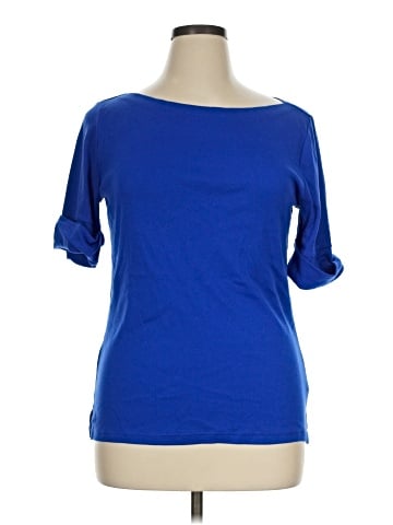 Lauren by Ralph Lauren 3/4 Sleeve T-Shirt (view 1)