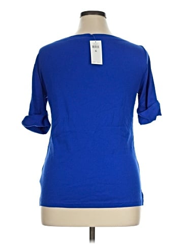Lauren by Ralph Lauren 3/4 Sleeve T-Shirt (view 2)