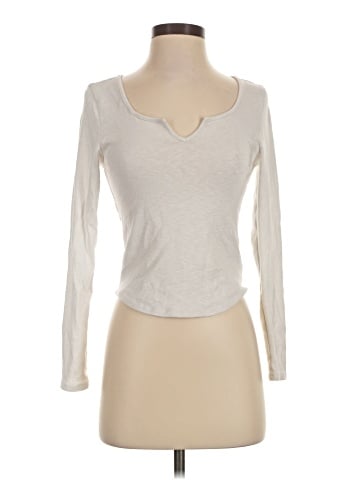 Madewell Split-Neck Long-Sleeve Tee (view 1)
