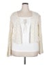 Unbranded 100% Polyester Ivory Cardigan Size XXL - photo 1