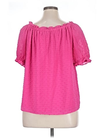 CeCe Short Sleeve Blouse (view 2)