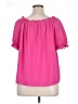 CeCe 100% Polyester Pink Short Sleeve Blouse Size 1X - photo 2