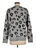 Anne Klein Animal Print Gray Pullover Sweater Size M - photo 2