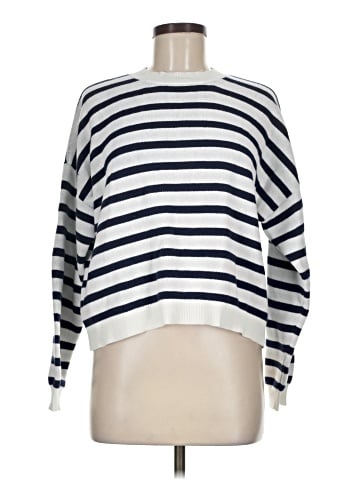 Aqua Pullover Sweater (view 1)