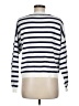 Aqua 100% Cotton Stripes White Pullover Sweater Size M - photo 2