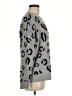 Anne Klein Animal Print Gray Pullover Sweater Size M - photo 4