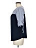 Luxology Blue Short Sleeve Blouse Size M - photo 5