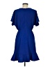 Donna Morgan Solid Blue Casual Dress Size 6 - photo 2