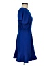 Donna Morgan Solid Blue Casual Dress Size 6 - photo 4