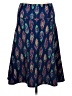 Lularoe Paisley Blue Casual Skirt Size M - photo 1