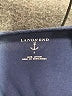 Lands' End 100% Cotton Chevron-herringbone Blue Dress Size 7 - photo 3