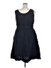 Gap Solid Blue Casual Dress Size XXL - photo 2