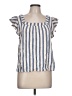 Greylin Blue Short Sleeve Blouse Size L - photo 1