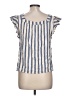Greylin Blue Short Sleeve Blouse Size L - photo 2