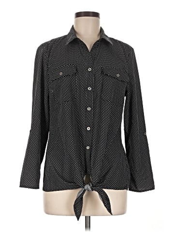NY Collection Long Sleeve Blouse (view 1)