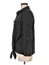 NY Collection Houndstooth Black Long Sleeve Blouse Size M - photo 5