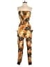 Toxik3 Animal Print Orange Jumpsuit Size M - photo 1
