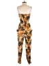 Toxik3 Animal Print Orange Jumpsuit Size M - photo 2