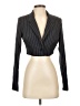 showpo Stripes Gray Blazer Size 2 - photo 1