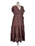 City Chic 100% Polyester Brown Casual Dress Size 18 Plus (M) - photo 1