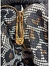 Versace Animal Print Gray Black Wool Skirt Size EU (IT) 40 / US 4 - photo 4