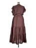 City Chic 100% Polyester Brown Casual Dress Size 18 Plus (M) - photo 2