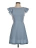 BCBGeneration 100% Polyester Solid Blue Cocktail Dress Size 2 - photo 1