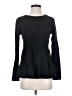 Zara Black Long Sleeve Top Size S - photo 1