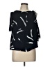 Joie 100% Silk Black 3/4 Sleeve Silk Top Size L - photo 1