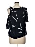Joie 100% Silk Black 3/4 Sleeve Silk Top Size L - photo 2