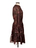 Taylor 100% Polyester Paisley Burgundy Cocktail Dress Size XS (estimated) - photo 4