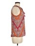 Sundance 100% Rayon Orange Sleeveless Blouse Size M - photo 4