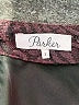 Parker 100% Polyester Paisley Burgundy Formal Skirt Size 2 - photo 4