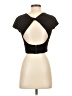 Alice + Olivia Black Short Sleeve Turtleneck Size 0 - photo 2