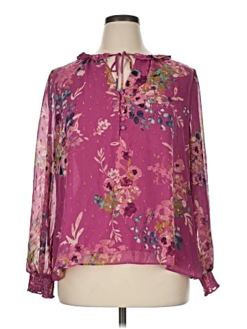 Cato Long Sleeve Blouse (view 1)