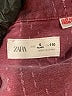 Zara Tweed Burgundy Long Sleeve Button-Down Shirt Size 5 - photo 3