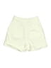 OAT Solid White Ivory Khaki Shorts Size 2 - photo 2