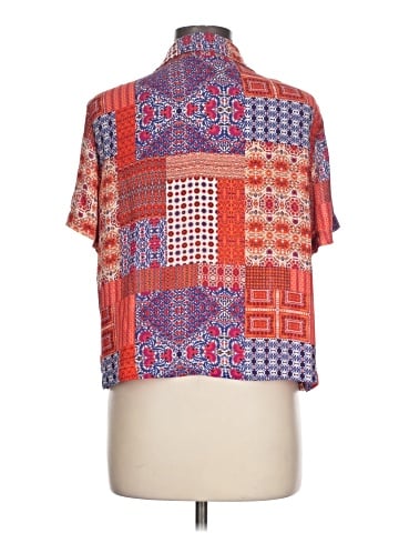 Rose + Olive Short Sleeve Blouse (view 2)