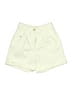 OAT Solid White Ivory Khaki Shorts Size 2 - photo 1
