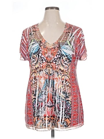 One World Short Sleeve Blouse (view 1)